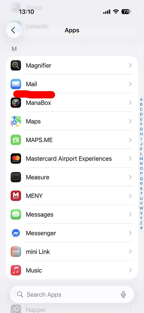 Oppsett av e-postkonto i Mail for iPhone steg 2
